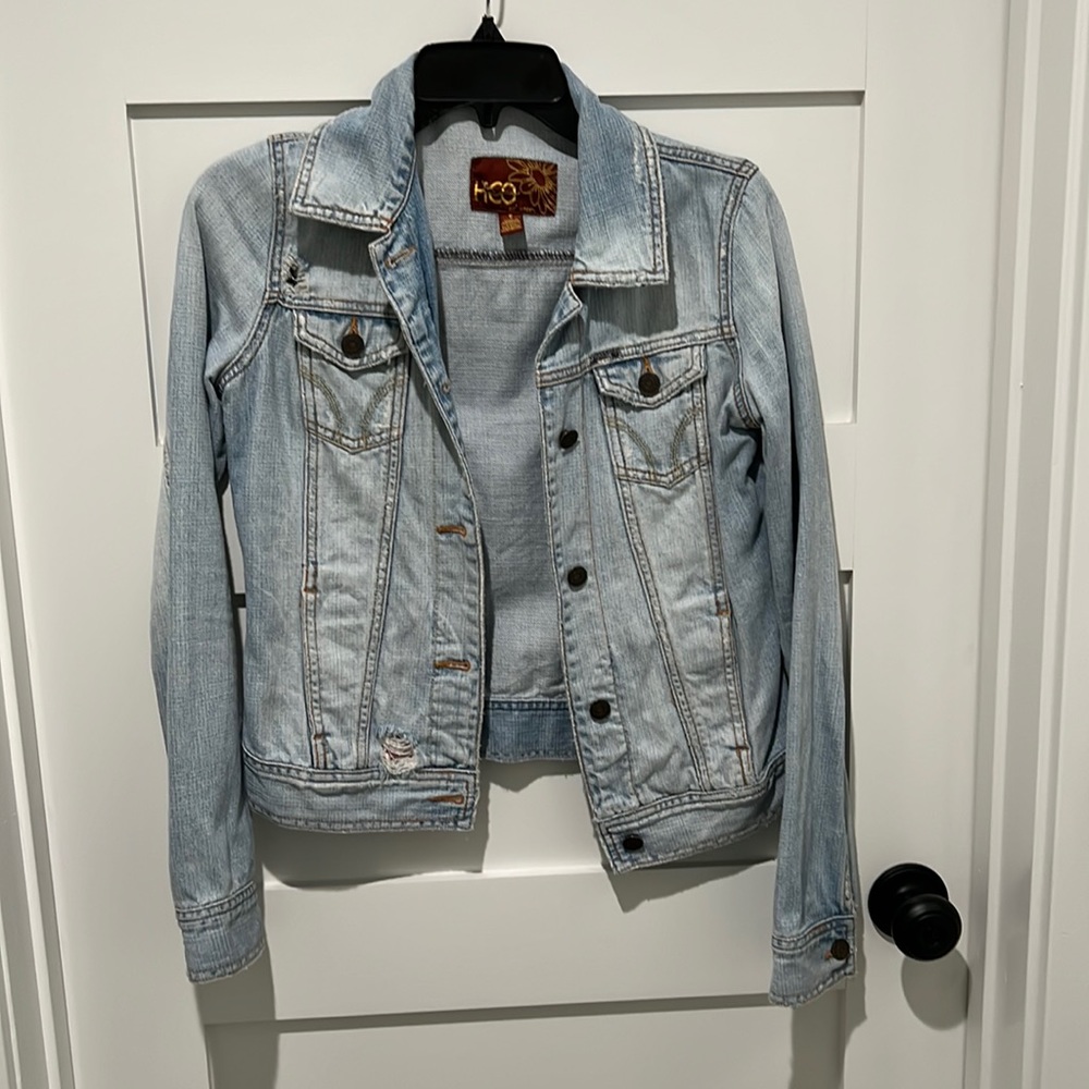 Hollister light blue Jean jacket